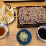 夢庵 - 料理写真:天ざる大盛り