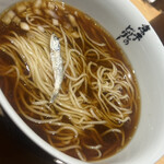 煮干しのビリー - 2杯目限定　冷かけ