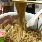 煮干しのビリー - 木嶋製麺所のストレート細麺