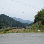 ろばたやき山ろく - 店を出たところからの景色。田舎の素晴らしい風景。