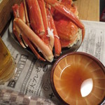 立ち呑みのさのや - ずわいがにもありました。(2014.5)