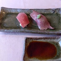 特選近江牛レストラン ティファニー - 近江牛炙り寿司