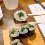 なまけ - ネギ巻き。フレッシュなネギ美味しい(^_^)