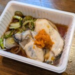 なまけ - 牡蠣ポン酢。気分は三陸海岸。