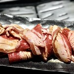 赤身肉とホルモンの店　惣 - 牛カルビ焼肉定食200g