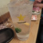 立ち呑みのさのや - チューハイレモン　290円＋税(2014.5)