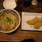 こくわがた - 二回目の訪問、温かけと鶏天