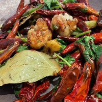 Chinese Restaurant 晴華 - 海老の唐辛子炒め