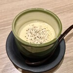 酒とったり - 「酒とったりコース」【蒸物】の《牡蠣クリーム茶碗蒸し》