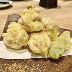酒とったり - 「白子の天麩羅（税込￥1,080）」