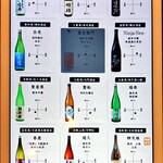 酒とったり - 「プレミアム飲み放題」メニュー②