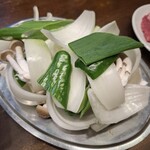 大雪地ビール館 - 野菜盛り