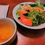 センバカフェ - セットのサラダビュッフェ