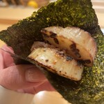 鮨 銀座おのでら 弟 - ホタテとたらこ