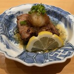 鮨 銀座おのでら 弟 本店 - マグロのソテー