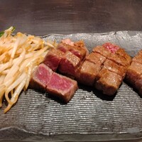 神戸牛 鉄板焼 リオ - ステーキランチ 150g　生ビール