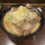 ロクゴーガッツ - やたら肉魂らーめん（味噌）1,200円