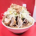 ラーメン二郎 - 小豚 ニンニクアブラカラメ(NAK)