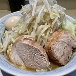 陸 - 味玉らーめん（1,100円） 野菜多め