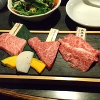 和牛焼肉 土古里 上野バンブーガーデン店 - お肉４種