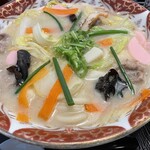 むぎの里 札幌八軒店 - 長崎チャンポンうどん❤️パイタンスープがたまらない❤️