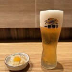 焼き鳥 きんざん - 生中