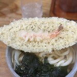 手打うどん 渡辺 - 天ぷら中