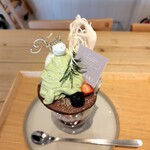 カフェ ツバキ - 冬のノエルパフェ