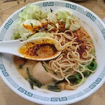 桂花ラーメン - 太肉麺＋赤マー油
