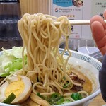 桂花ラーメン - 太肉麺＋赤マー油