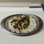 かれーの店 うどん  - オイスターゴッド（薬膳）のご飯大盛り、焼とまと