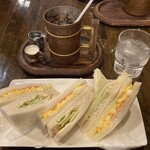 シャルマン - ミックスサンドセット(アイスコーヒー)