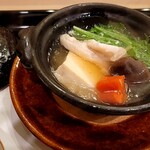 馬車道 大かわ - クエの小鍋