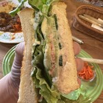 La theiere - カニ・ツナ・アボカドサンドイッチ