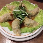 四川旬菜 アスター - ネギタレ餃子