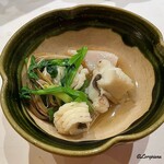 玄斎 - 仙台の根付きの芹と伝助穴子