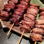 雷鳥 - 鶏のズリ(砂肝)とハツ