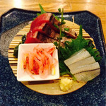 秋田料理と炙り まるみや - 桜えび、鰹、さより