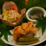 赤坂 きた福 - 前菜3種 2014.6.x