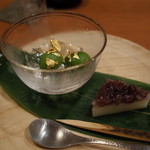 赤坂 きた福 - 青いのは桃 2014.6.x