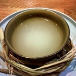 Santé - 煎玄米と梅のスープ