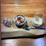 Santé - 前菜3種　② ① ③