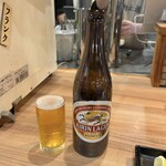 牛の助 肉之進 タンジロウ - キリンラガービール(中びん)/583円♪