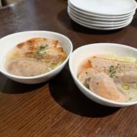 神楽坂窯焼きビストロflamme flamme - 自家製ソーセージと冬野菜のポトフ
