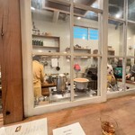 ペコリ - カウンターから見える厨房