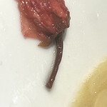 麺屋 丸福 - 丼の縁に桜の花が咲いた⁉️