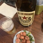 立ち呑み くにし - ピリ辛ウインナー