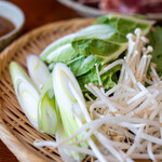 嘉儀屋 - 2024.12 天然鴨くわ焼き 萬歳野菜盛り合わせ