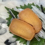 日本料理 TOBIUME - 自家製カラスミこんなに美味しいカラスミは初めて　外は歯ごたえが有り…中は柔らかくプチプチ◎