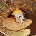 奥新 鮨屋のうおきん - メバチマグロのすき焼き